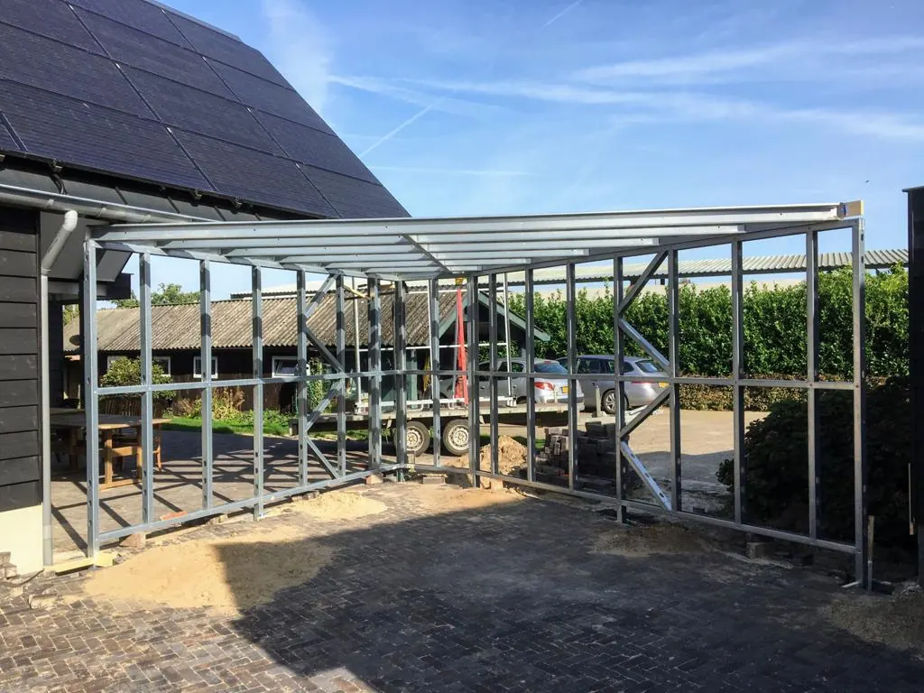 Staalframe schuur en garage in Liessel, foto 4