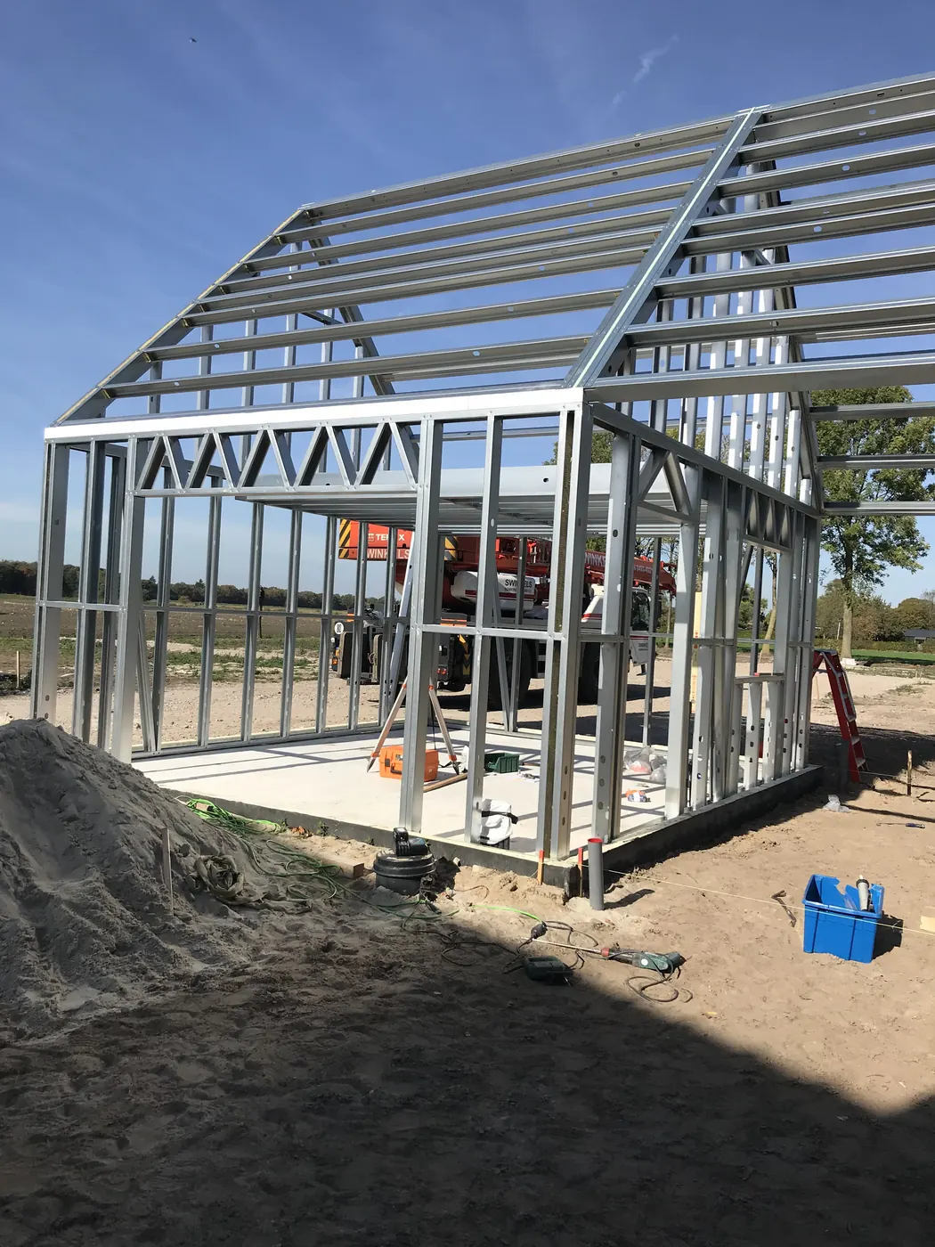 Staalframe schuur en garage in Liessel, foto 6