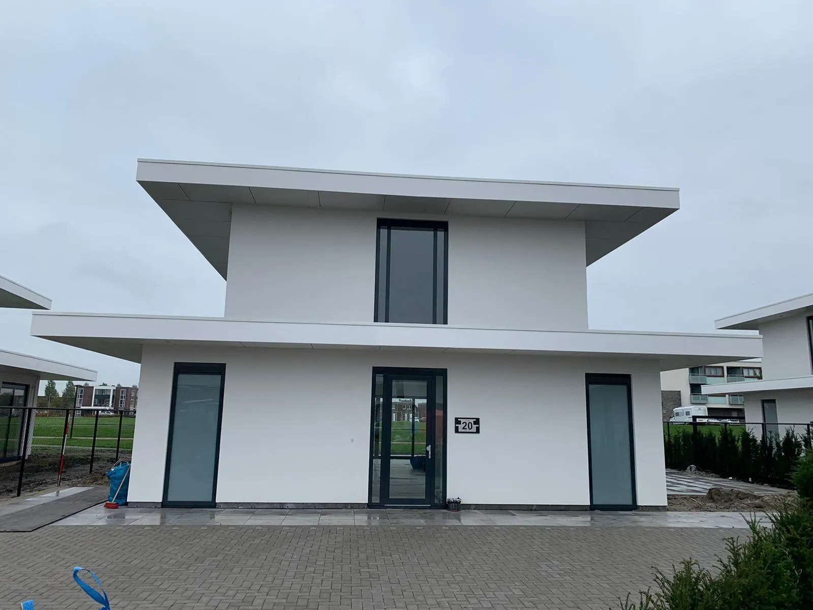 Afgebouwde villa op een staalframe casco van NL Steel